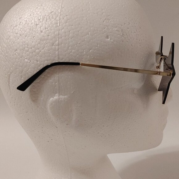 Black STAR Sunglasses Sunnies Star Glasses - Picture 5 of 6